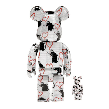 Bearbrick Love Rat 100% & 400% Set