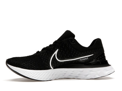 Nike React Infinity Run Flyknit 3 Black White
