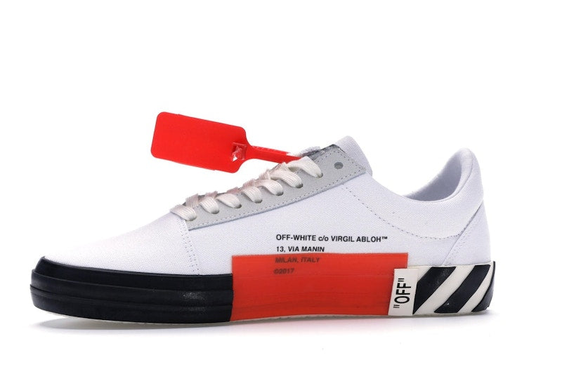 OFF-WHITE Vulc Low White (Updated Stripes)