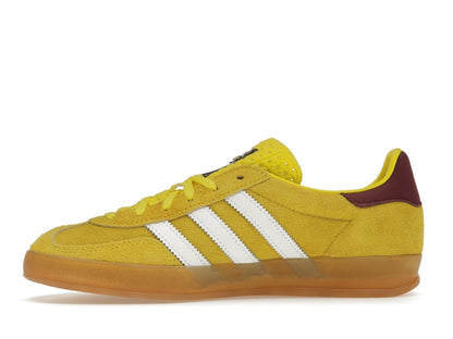 adidas Gazelle Indoor Bright Yellow Collegiate Burgundy (Women's)