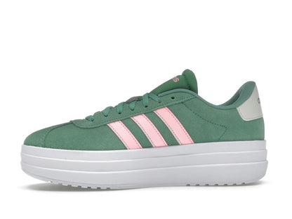 adidas VL Court Bold Preloved Green Pink Spark Ivory (Women's)