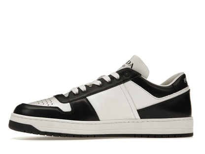 Prada Downtown Low Top Sneakers Leather White Black