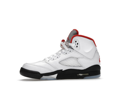 Jordan 5 Retro Fire Red Silver Tongue (2020) (GS)