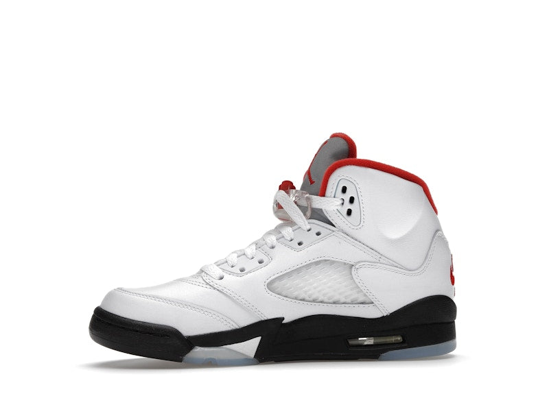 Jordan 5 Retro Fire Red Silver Tongue (2020) (GS)