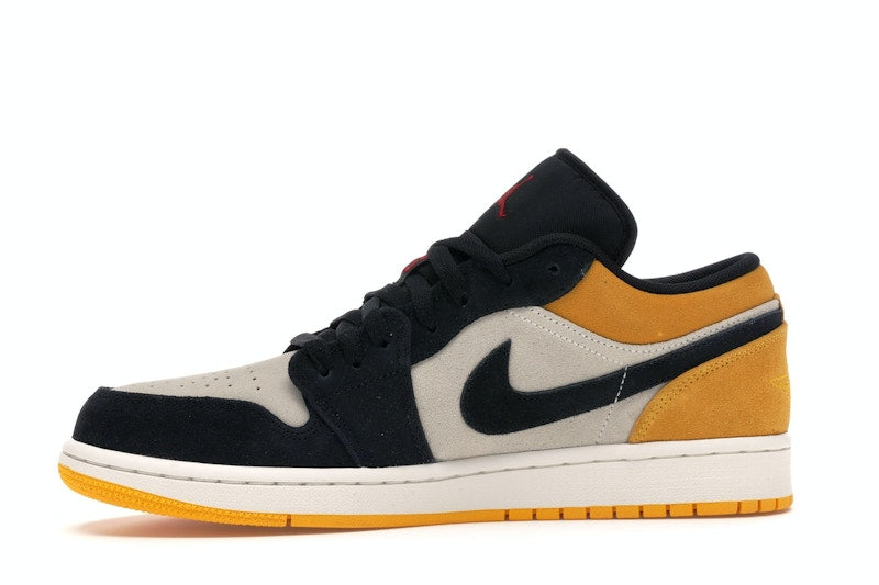 Jordan 1 Low Sail University Gold Black