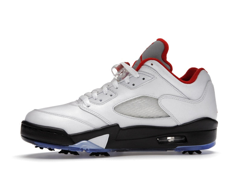 Jordan 5 Retro Low Golf Fire Red (Silver Tongue)