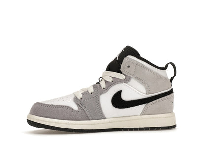 Jordan 1 Mid SE Craft White Cement Grey Black (PS)