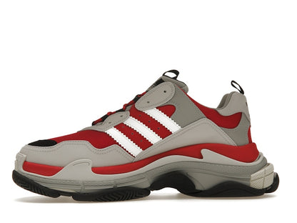 Balenciaga x adidas Triple S Red Grey Black