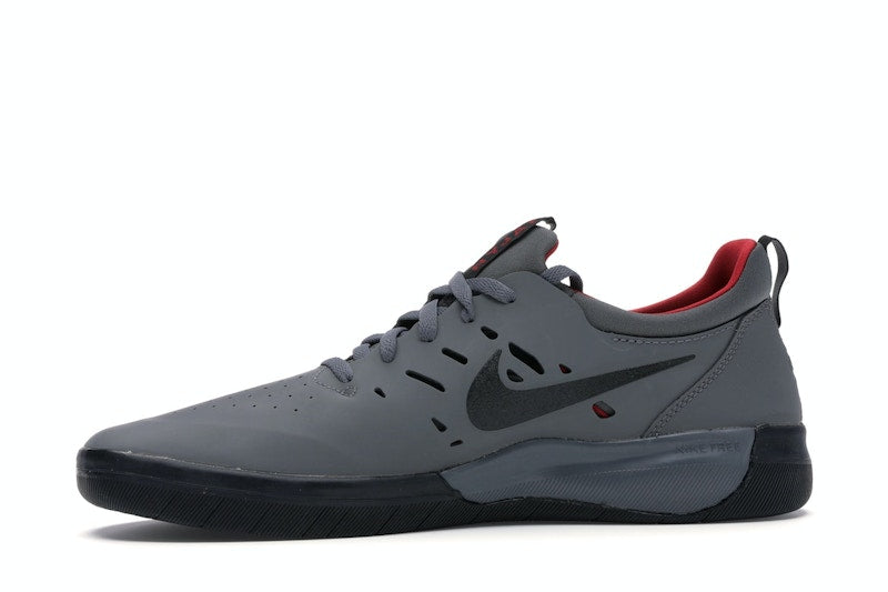 Nike SB Nyjah Free Dark Grey Gym Red Black
