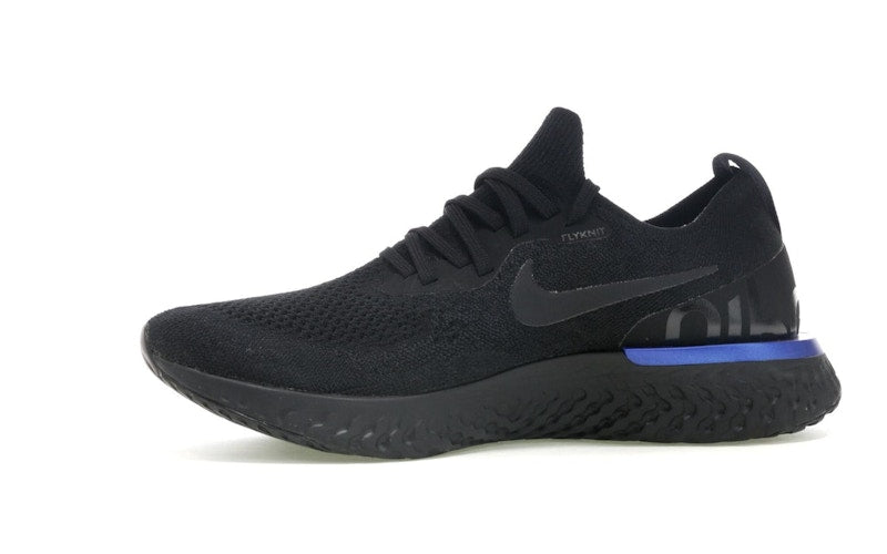 Nike Epic React Flyknit Black Racer Blue (Women's)