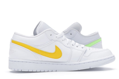 Jordan 1 Low White Multi-Color Swoosh