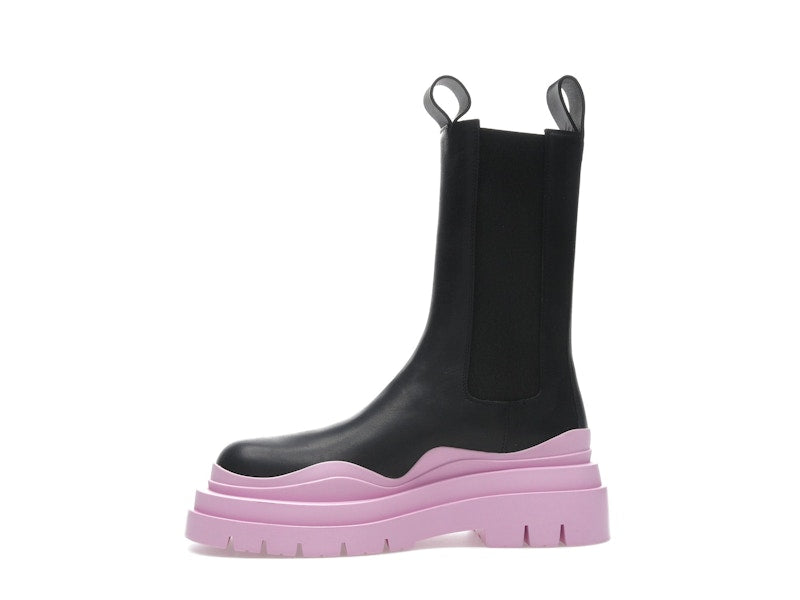 Bottega Veneta Tire Chelsea Boot Black Gloss (Women's)