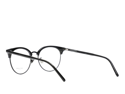 Saint Laurent Round-Frame Acetate Optical Frames Black Black Transparent (SL233F-30002729-001)