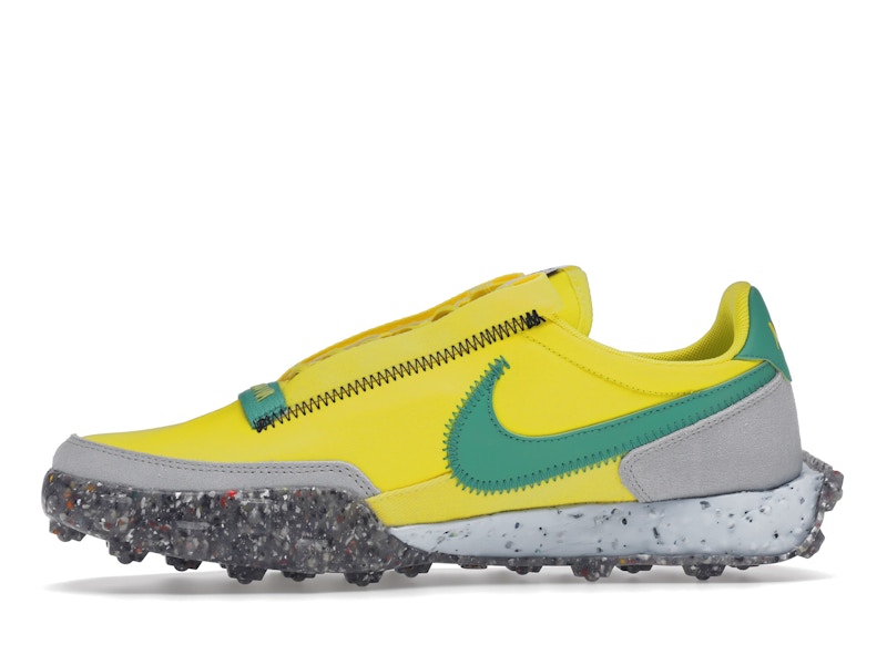 Nike Waffle Racer Crater Yellow Strike Roma Green (Women's)