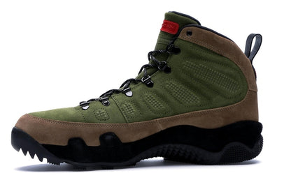 Jordan 9 Retro Boot NRG Military Brown Legion Green