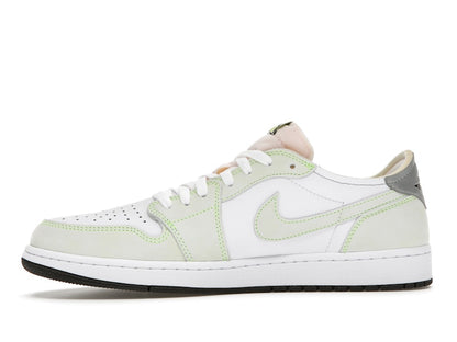 Jordan 1 Retro Low White Ghost Green Black