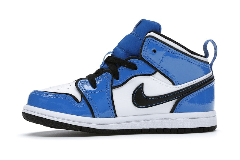 Jordan 1 Mid Signal Blue (TD)
