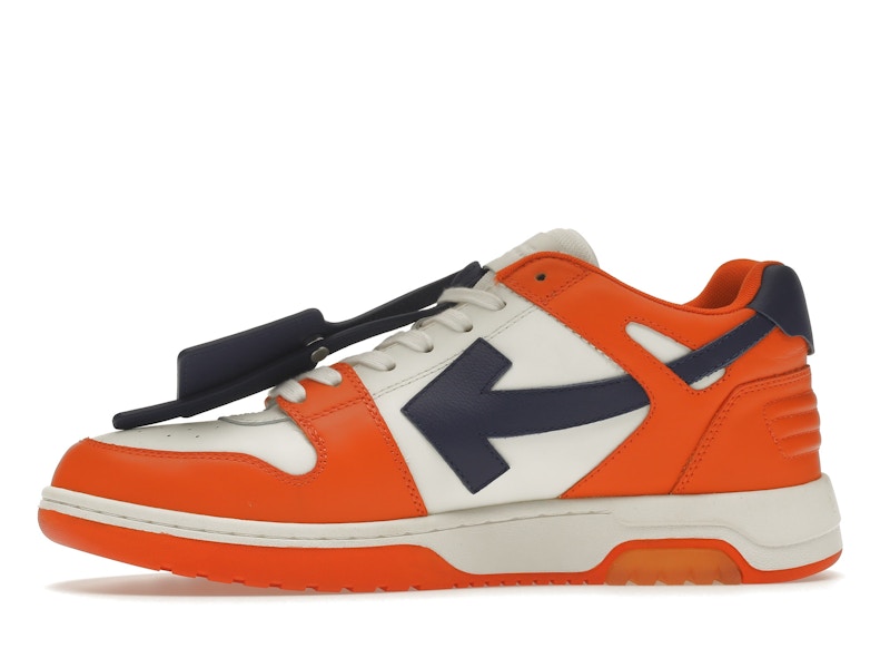 OFF-WHITE Out Of Office OOO Low Tops White Orange Blue