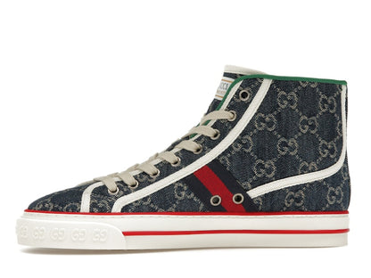 Gucci Tennis 1977 High Top Denim GG Print (Women's)