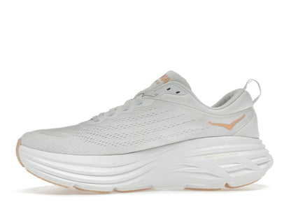 Hoka One One Bondi 8 White Cantaloupe (Women's)