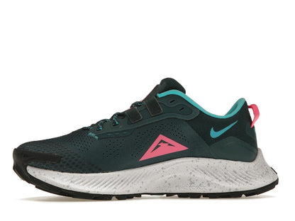 Nike Pegasus Trail 3 Dark Teal Green Pink Glow (Women's)