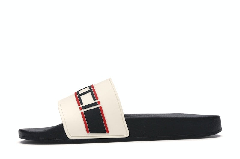 Gucci Stripe Slide White