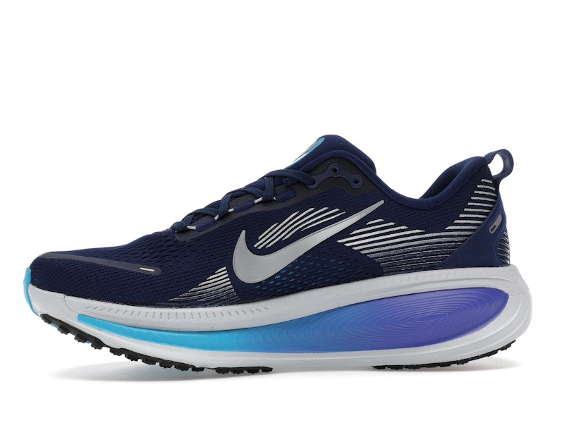 Nike Vomero 18 Blue Void Blue Lightning Bright Crimson Metallic Silver