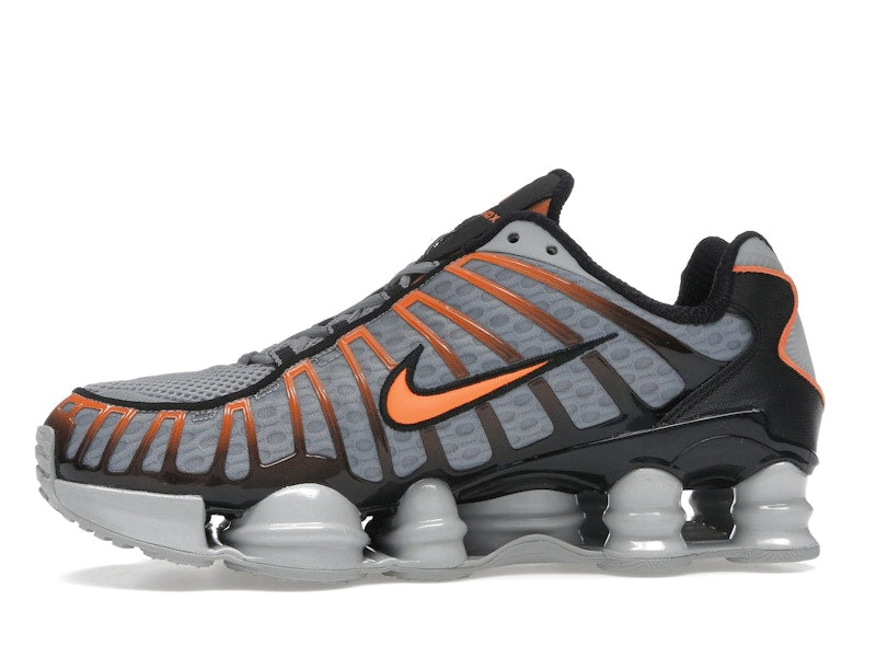 Nike Shox TL Light Smoke Grey Black Bright Mandarin