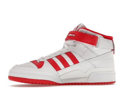 adidas Forum Mid Cloud White Vivid Red