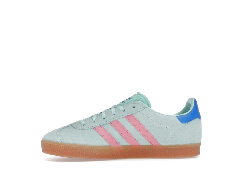 adidas Gazelle Clear Mint Bliss Pink Bright Blue (GS)