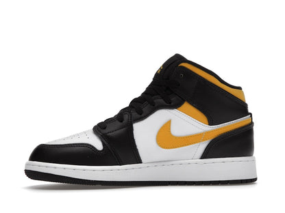 Jordan 1 Mid White Pollen Black (GS)