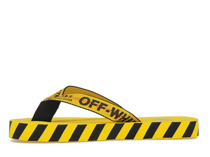 OFF-WHITE Industrial Flip Flops Yellow SS21