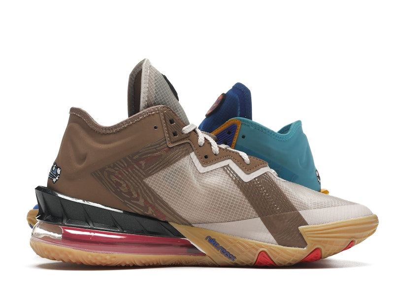 Nike LeBron 18 Low Wile E. vs Roadrunner Space Jam