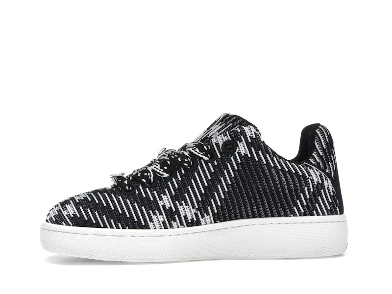 Burberry Check Knit Box Sneaker Black White (Women's)
