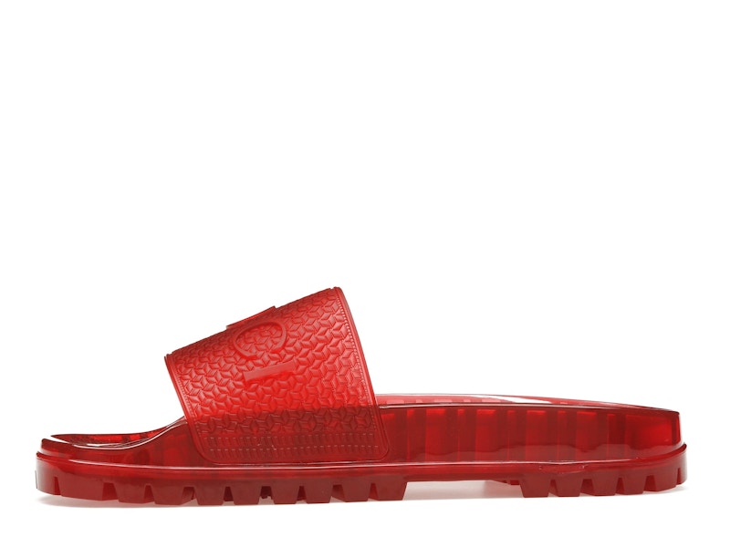 adidas x Gucci Adilette Slide Red