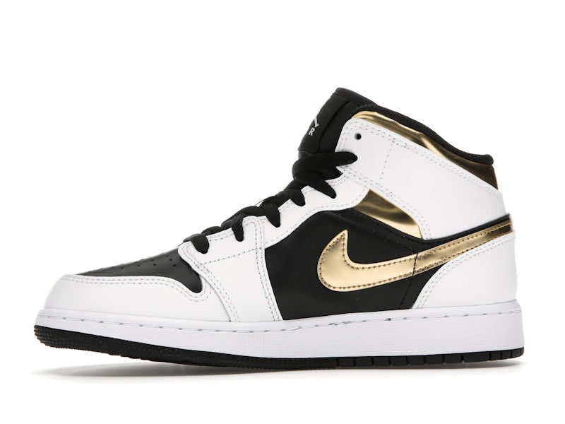 Jordan 1 Mid White Gold Black (GS)