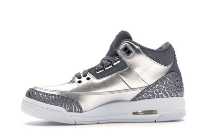 Jordan 3 Retro Premium Heiress Metallic Silver (GS)
