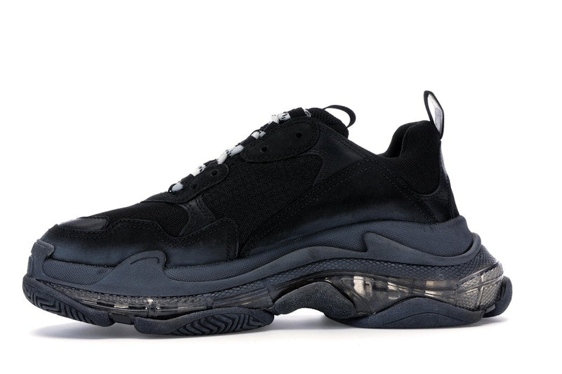 Balenciaga Triple S Clear Sole Black