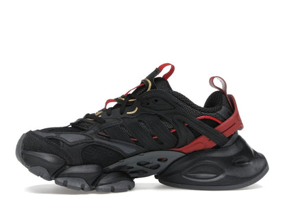 adidas XLG Runner Deluxe Black Gold Metallic Red
