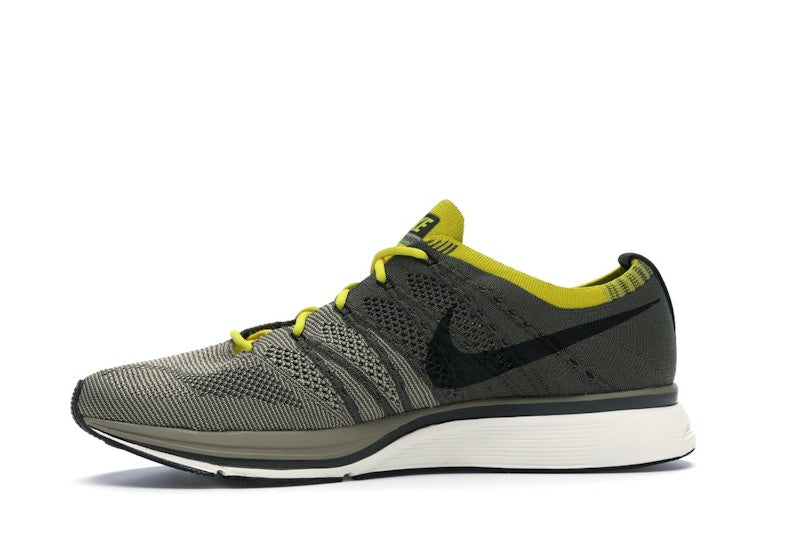 Nike Flyknit Trainer Cargo Khaki Bright Citron
