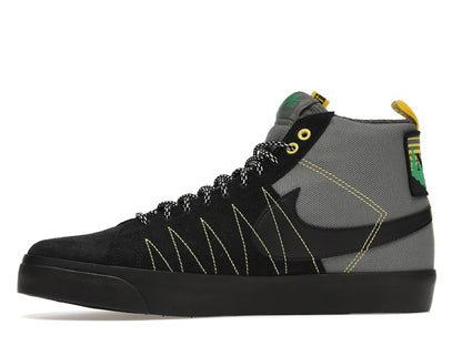 Nike SB Zoom Blazer Mid PRM Acclimate Cool Grey Yellow Strike