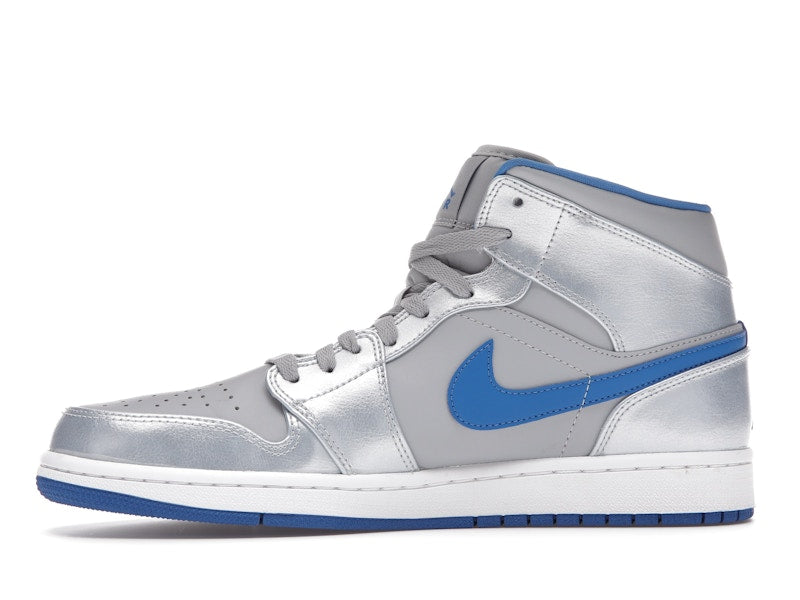 Jordan 1 Mid Wolf Grey Sport Blue