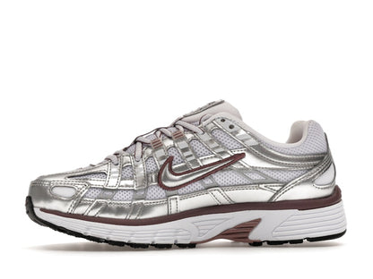Nike P-6000 White Metallic Silver Tattoo (Women's)