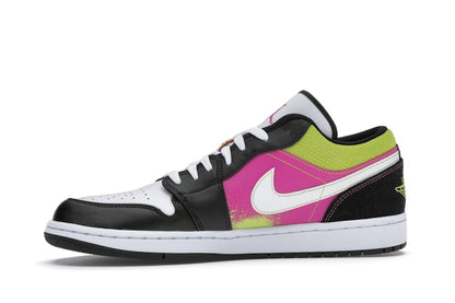 Jordan 1 Low Black Active Fuchsia Cyber