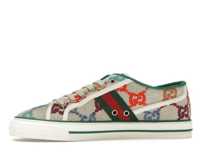 Gucci Tennis 1977 GG Logo White Multi