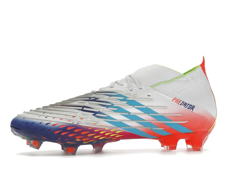 adidas Predator Edge.1 FG White Solar Yellow Power Blue