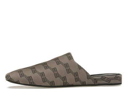 Balenciaga Cozy Jacquard Mules Brown