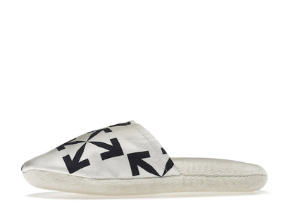 OFF-WHITE Arrow Pattern Slippers White/Black