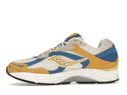 Saucony ProGrid Omni 9 Premium Cream Yellow Royal Blue