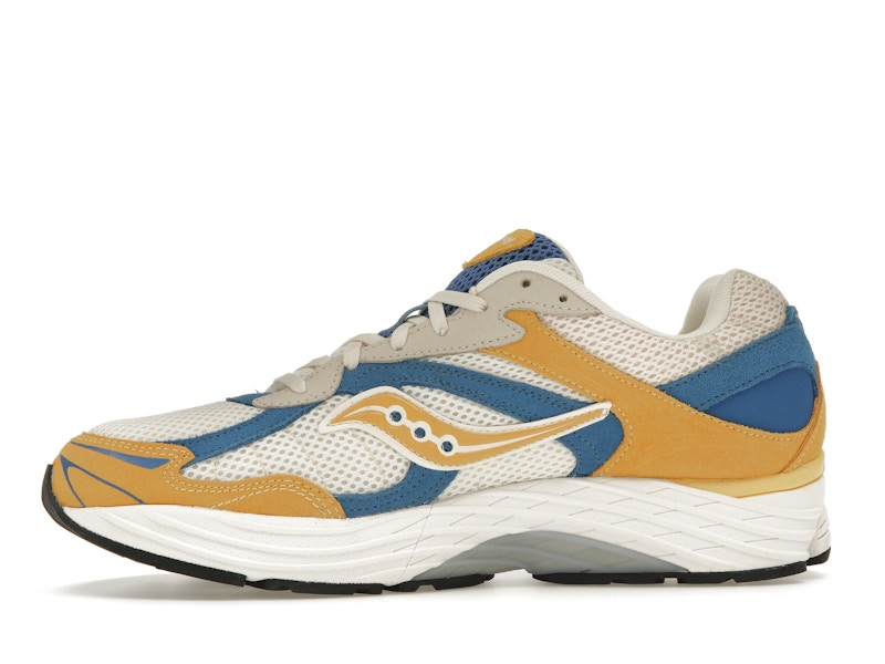 Saucony ProGrid Omni 9 Premium Cream Yellow Royal Blue